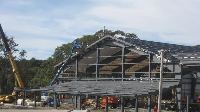 Athletic Center scaffolding